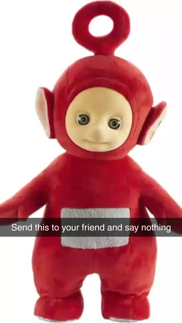 Preview for a Spotlight video that uses the Teletubbie Lens