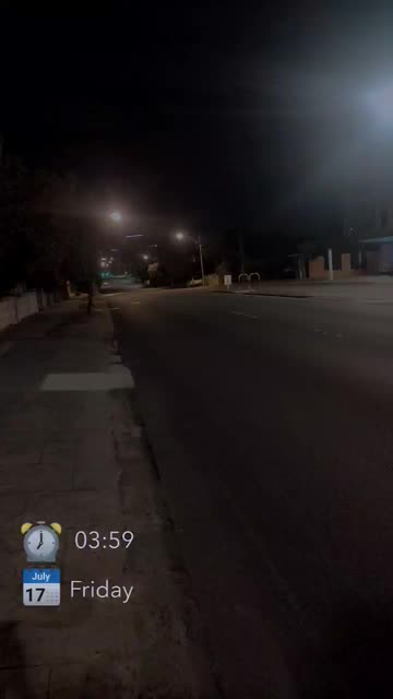 Preview for a Spotlight video that uses the Clock Live Lens