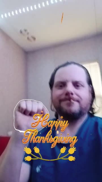 Preview for a Spotlight video that uses the Hand Turkey Lens