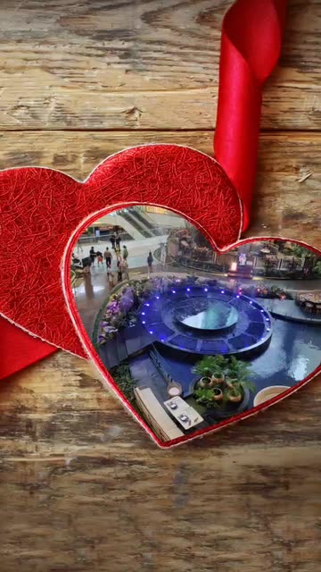Preview for a Spotlight video that uses the Red Hearts Lens