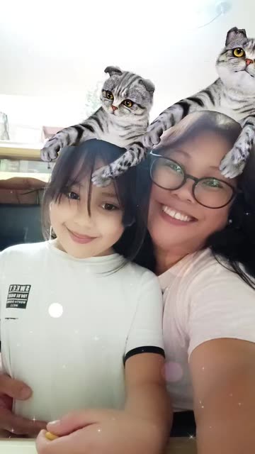 Preview for a Spotlight video that uses the Cute Cat Lens