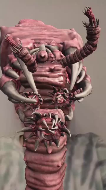 Preview for a Spotlight video that uses the HELL-WORMS Lens
