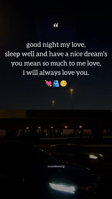 Good Night Sweet Dreams Messages Videos