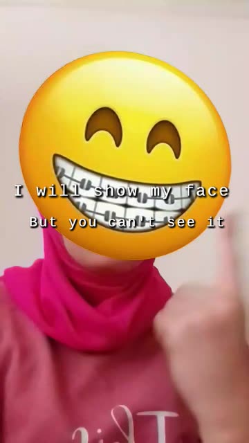 Preview for a Spotlight video that uses the Braces Face Lens