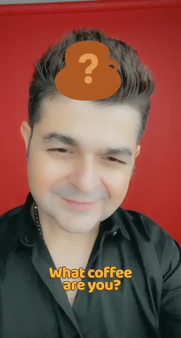 Preview for a Spotlight video that uses the What coffee are you? Lens